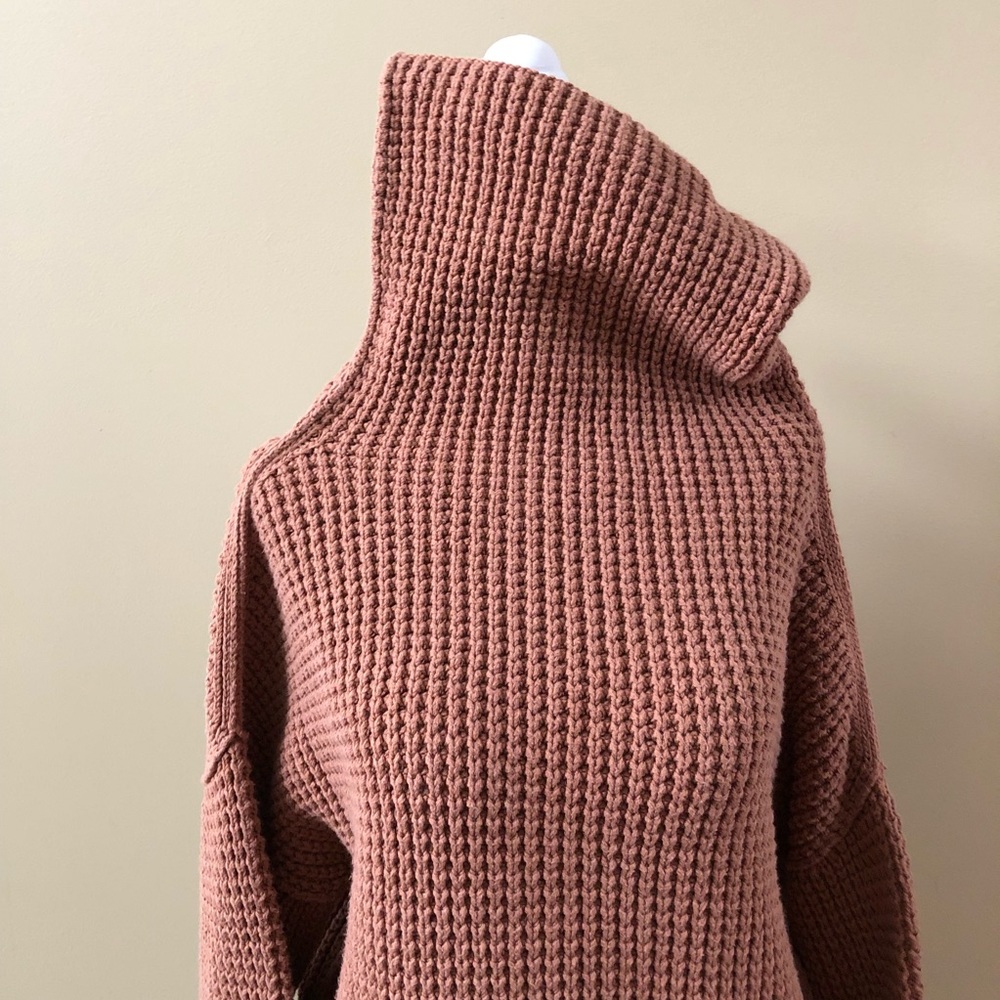 Free People Bell Sleeve Cowl Neck Sweater - Picture 6 of 6